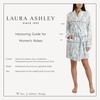 image:imageLaura Ashley Womens Robe Buttery Soft Brushed Knit Knee Length Bathrobe with PocketsGarden Floral