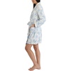 image:imageLaura Ashley Womens Robe Buttery Soft Brushed Knit Knee Length Bathrobe with PocketsGarden Floral