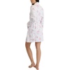 image:imageLaura Ashley Womens Robe Buttery Soft Brushed Knit Knee Length Bathrobe with PocketsIvory Floral