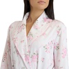 image:imageLaura Ashley Womens Robe Buttery Soft Brushed Knit Knee Length Bathrobe with PocketsIvory Floral