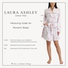 image:imageLaura Ashley Womens Robe Buttery Soft Brushed Knit Knee Length Bathrobe with PocketsIvory Floral