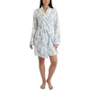 image:imageLaura Ashley Womens Robe Buttery Soft Brushed Knit Knee Length Bathrobe with PocketsGarden Floral
