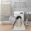 image:imageLaura Ashley All Loop Tufted 3x5 Washable SkidResistant Accent Rug  Ivory MarwoodAustell Twotone BerberIvory
