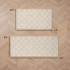 image:imageLaura Ashley All Loop Tufted 3x5 Washable SkidResistant Accent Rug  Ivory MarwoodAustell Twotone BerberIvory