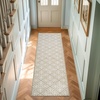 image:imageLaura Ashley All Loop Tufted 3x5 Washable SkidResistant Accent Rug  Ivory MarwoodAustell Twotone BerberIvory