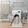 image:imageLaura Ashley All Loop Tufted 3x5 Washable SkidResistant Accent Rug  Ivory MarwoodAustell Twotone BerberIvory