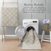 image:imageLaura Ashley All Loop Tufted 3x5 Washable SkidResistant Accent Rug  Ivory MarwoodAustell Twotone BerberIvory