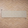image:imageLaura Ashley All Loop Tufted 3x5 Washable SkidResistant Accent Rug  Ivory MarwoodAustell Twotone BerberIvory