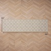 image:imageLaura Ashley All Loop Tufted 3x5 Washable SkidResistant Accent Rug  Ivory MarwoodAustell Twotone BerberIvory