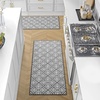 image:imageLaura Ashley All Loop Tufted 3x5 Washable SkidResistant Accent Rug  Ivory MarwoodAustell Twotone Dark GreyIvory