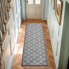 image:imageLaura Ashley All Loop Tufted 3x5 Washable SkidResistant Accent Rug  Ivory MarwoodAustell Twotone Dark GreyIvory