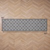 image:imageLaura Ashley All Loop Tufted 3x5 Washable SkidResistant Accent Rug  Ivory MarwoodAustell Twotone Dark GreyIvory