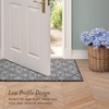 image:imageLaura Ashley All Loop Tufted 3x5 Washable SkidResistant Accent Rug  Ivory MarwoodAustell Twotone Dark GreyIvory