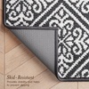 image:imageLaura Ashley All Loop Tufted 3x5 Washable SkidResistant Accent Rug  Ivory MarwoodAustell Twotone Dark GreyIvory
