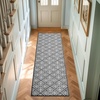 image:imageLaura Ashley All Loop Tufted 3x5 Washable SkidResistant Accent Rug  Ivory MarwoodAustell Twotone Dark GreyIvory