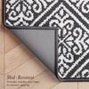 image:imageLaura Ashley All Loop Tufted 3x5 Washable SkidResistant Accent Rug  Ivory MarwoodAustell Twotone Dark GreyIvory