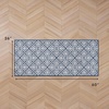 image:imageLaura Ashley All Loop Tufted 3x5 Washable SkidResistant Accent Rug  Ivory MarwoodAustell Twotone Dusty NavyIvory
