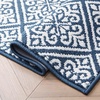 image:imageLaura Ashley All Loop Tufted 3x5 Washable SkidResistant Accent Rug  Ivory MarwoodAustell Twotone Dusty NavyIvory