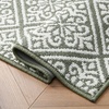 image:imageLaura Ashley All Loop Tufted 3x5 Washable SkidResistant Accent Rug  Ivory MarwoodAustell Twotone IvorySage