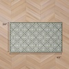 image:imageLaura Ashley All Loop Tufted 3x5 Washable SkidResistant Accent Rug  Ivory MarwoodAustell Twotone IvorySage