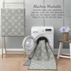 image:imageLaura Ashley All Loop Tufted 3x5 Washable SkidResistant Accent Rug  Ivory MarwoodAustell Twotone IvorySage
