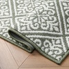 image:imageLaura Ashley All Loop Tufted 3x5 Washable SkidResistant Accent Rug  Ivory MarwoodAustell Twotone IvorySage