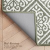 image:imageLaura Ashley All Loop Tufted 3x5 Washable SkidResistant Accent Rug  Ivory MarwoodAustell Twotone IvorySage