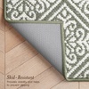 image:imageLaura Ashley All Loop Tufted 3x5 Washable SkidResistant Accent Rug  Ivory MarwoodAustell Twotone IvorySage