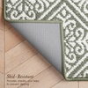 image:imageLaura Ashley All Loop Tufted 3x5 Washable SkidResistant Accent Rug  Ivory MarwoodAustell Twotone IvorySage