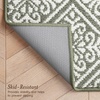 image:imageLaura Ashley All Loop Tufted 3x5 Washable SkidResistant Accent Rug  Ivory MarwoodAustell Twotone IvorySage