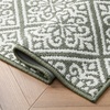 image:imageLaura Ashley All Loop Tufted 3x5 Washable SkidResistant Accent Rug  Ivory MarwoodAustell Twotone IvorySage
