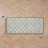 image:imageLaura Ashley All Loop Tufted 3x5 Washable SkidResistant Accent Rug  Ivory MarwoodAustell Twotone IvorySage