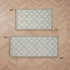 image:imageLaura Ashley All Loop Tufted 3x5 Washable SkidResistant Accent Rug  Ivory MarwoodAustell Twotone IvorySage