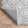 image:imageLaura Ashley All Loop Tufted 3x5 Washable SkidResistant Accent Rug  Ivory MarwoodAustell Twotone Light GreyIvory