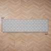 image:imageLaura Ashley All Loop Tufted 3x5 Washable SkidResistant Accent Rug  Ivory MarwoodAustell Twotone Light GreyIvory