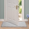 image:imageLaura Ashley All Loop Tufted 3x5 Washable SkidResistant Accent Rug  Ivory MarwoodAustell Twotone Light GreyIvory