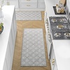 image:imageLaura Ashley All Loop Tufted 3x5 Washable SkidResistant Accent Rug  Ivory MarwoodAustell Twotone Light GreyIvory