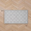 image:imageLaura Ashley All Loop Tufted 3x5 Washable SkidResistant Accent Rug  Ivory MarwoodAustell Twotone Light GreyIvory