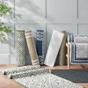 image:imageLaura Ashley All Loop Tufted 3x5 Washable SkidResistant Accent Rug  Ivory MarwoodAustell Twotone Light GreyIvory