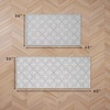 image:imageLaura Ashley All Loop Tufted 3x5 Washable SkidResistant Accent Rug  Ivory MarwoodAustell Twotone Light GreyIvory