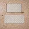 image:imageLaura Ashley All Loop Tufted 3x5 Washable SkidResistant Accent Rug  Ivory MarwoodAustell Twotone LinenIvory
