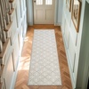 image:imageLaura Ashley All Loop Tufted 3x5 Washable SkidResistant Accent Rug  Ivory MarwoodAustell Twotone LinenIvory