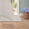 image:imageLaura Ashley All Loop Tufted 3x5 Washable SkidResistant Accent Rug  Ivory MarwoodAustell Twotone LinenIvory