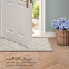 image:imageLaura Ashley All Loop Tufted 3x5 Washable SkidResistant Accent Rug  Ivory MarwoodAustell Twotone LinenIvory