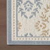 image:imageLaura Ashley All Loop Tufted 3x5 Washable SkidResistant Accent Rug  Ivory MarwoodBarnsley Blue