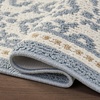 image:imageLaura Ashley All Loop Tufted 3x5 Washable SkidResistant Accent Rug  Ivory MarwoodBarnsley Blue