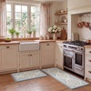 image:imageLaura Ashley All Loop Tufted 3x5 Washable SkidResistant Accent Rug  Ivory MarwoodBarnsley Blue