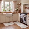 image:imageLaura Ashley All Loop Tufted 3x5 Washable SkidResistant Accent Rug  Ivory MarwoodBarnsley Ivory