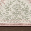 image:imageLaura Ashley All Loop Tufted 3x5 Washable SkidResistant Accent Rug  Ivory MarwoodBarnsley Pink