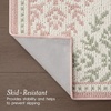 image:imageLaura Ashley All Loop Tufted 3x5 Washable SkidResistant Accent Rug  Ivory MarwoodBarnsley Pink